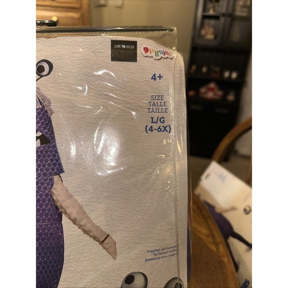 Boo Monsters, Inc. Deluxe Toddler Costume Sz L 4-6 Monster Pixar Disney Child - Picture 4 of 10